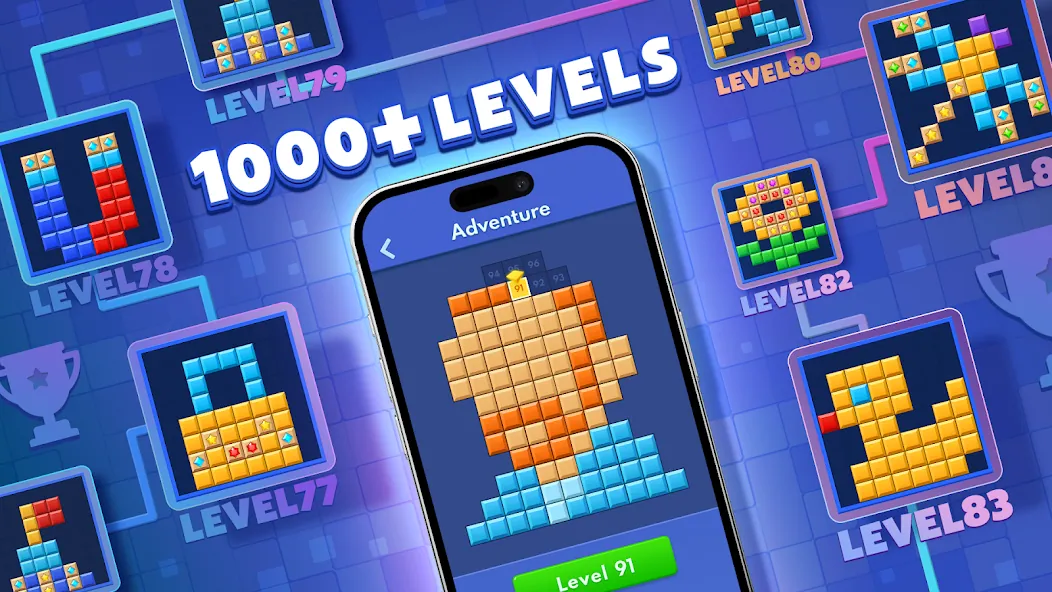 Block Blast adventure levels